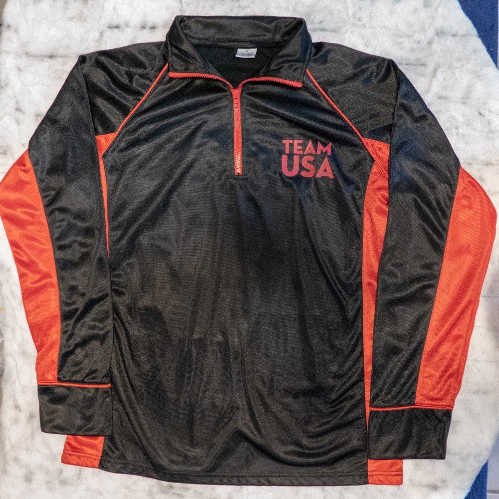 TEAM USA - MEN'S  ZIP PULLOVER JACKET